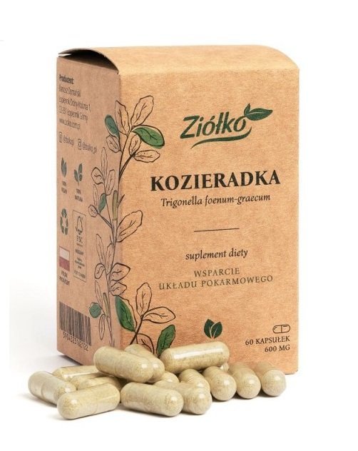 Suplement diety, Kozieradka Na trawienie Ziółko, 60 kapsułek