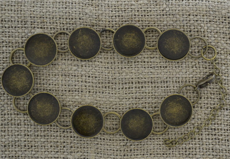 [11835] Baza bransoletki na kaboszony 14mm