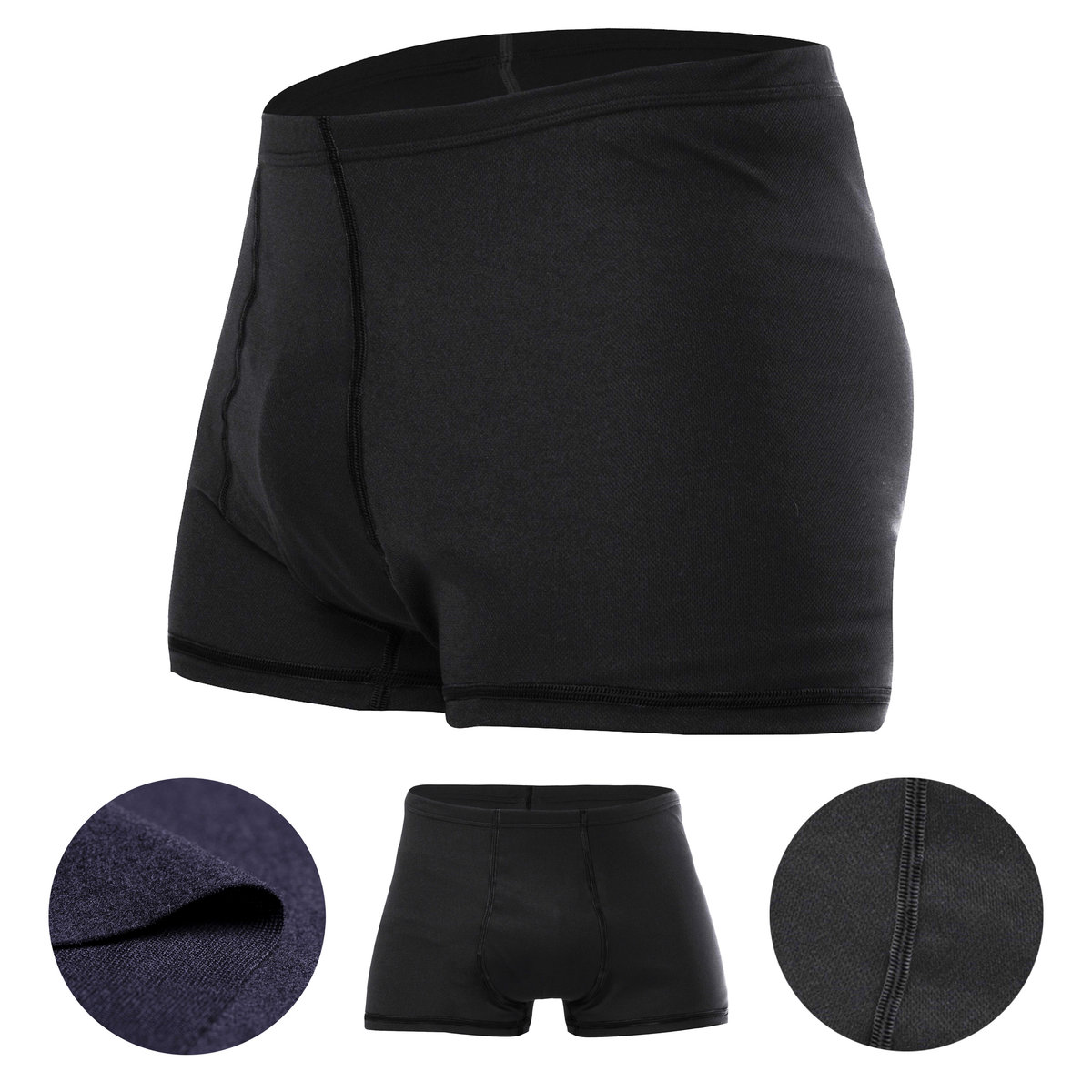 Bokserki Ercole Całoroczna czarny rozmiar XXL + PORADNIK ZDROWEGO ŻYCIA ERCOLE