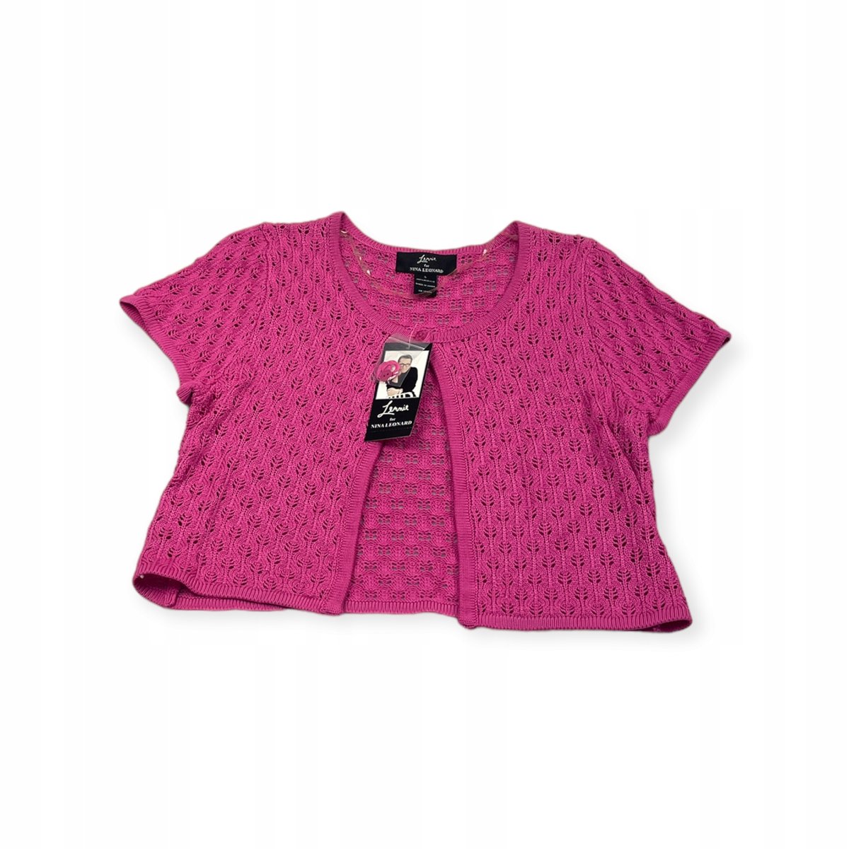 Sweterek damski krótki rękaw L