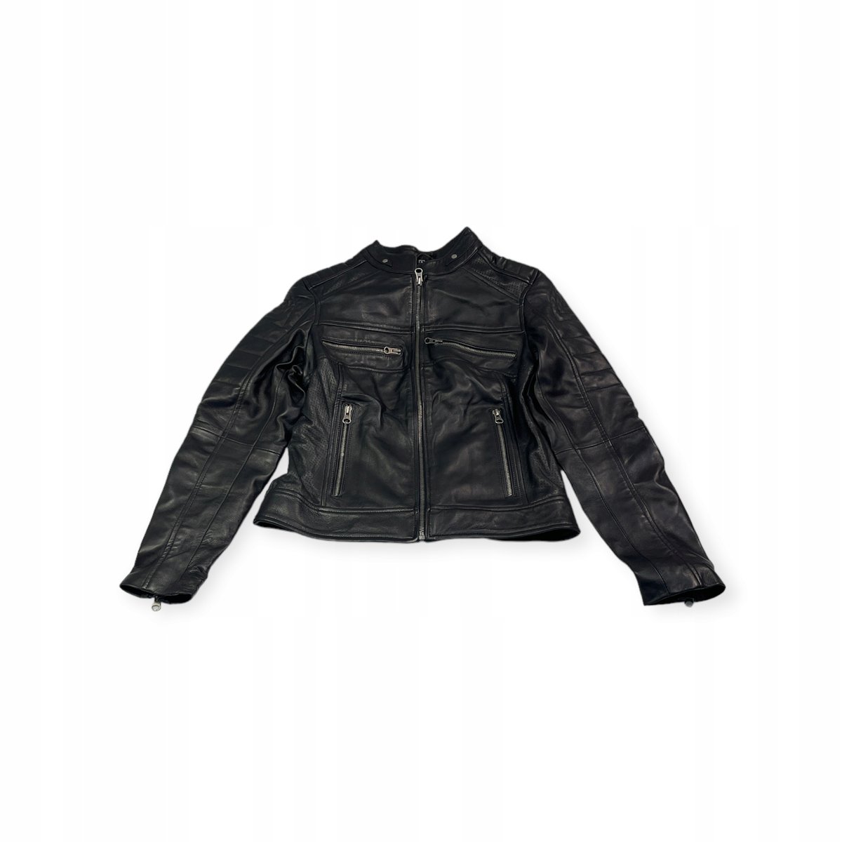 Skórzana kurtka damska ramoneska Real Leather S