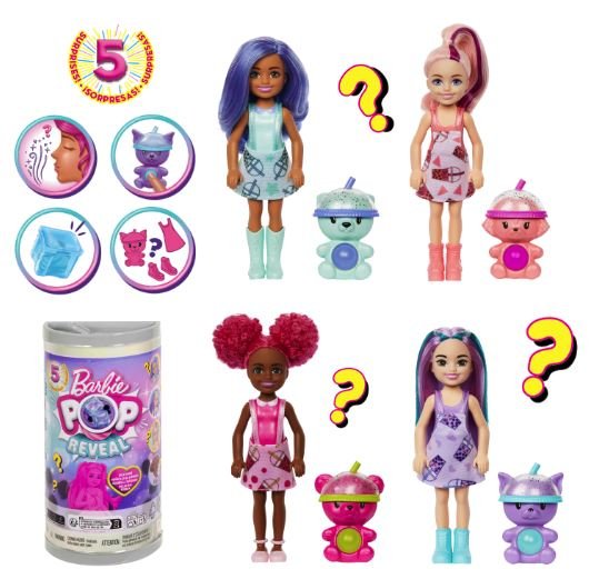 Lalka BARBIE Pop Reveal S.Bubble Tea MIX