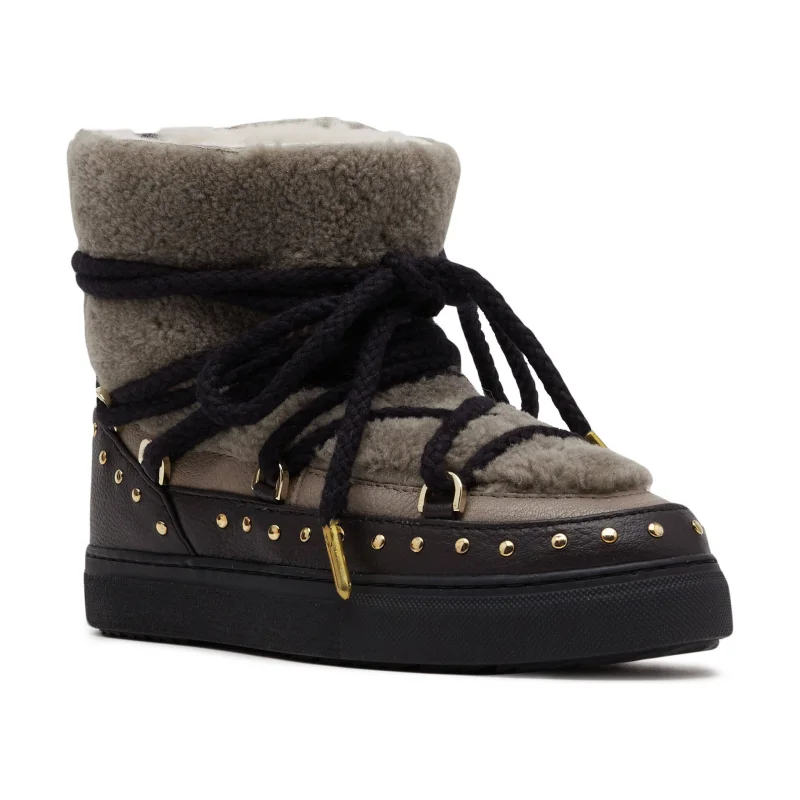 INUIKII Śniegowce CURLY ROCK | skóra | shearling