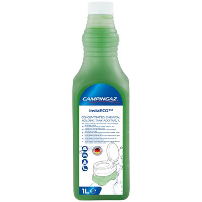 Campingaz instaeco 1 litrów Bio płyn sanitarny do kanalizacji Tank chemii toaleta turystyczna, preparat sanitarny do toalety, do toalety dodatek do przyczepy kempingowej 2000031968