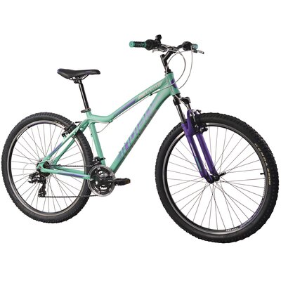 Rower górski MTB INDIANA X-Pulser 1.7 D19 27.5 cala damski Miętowo-fioletowy