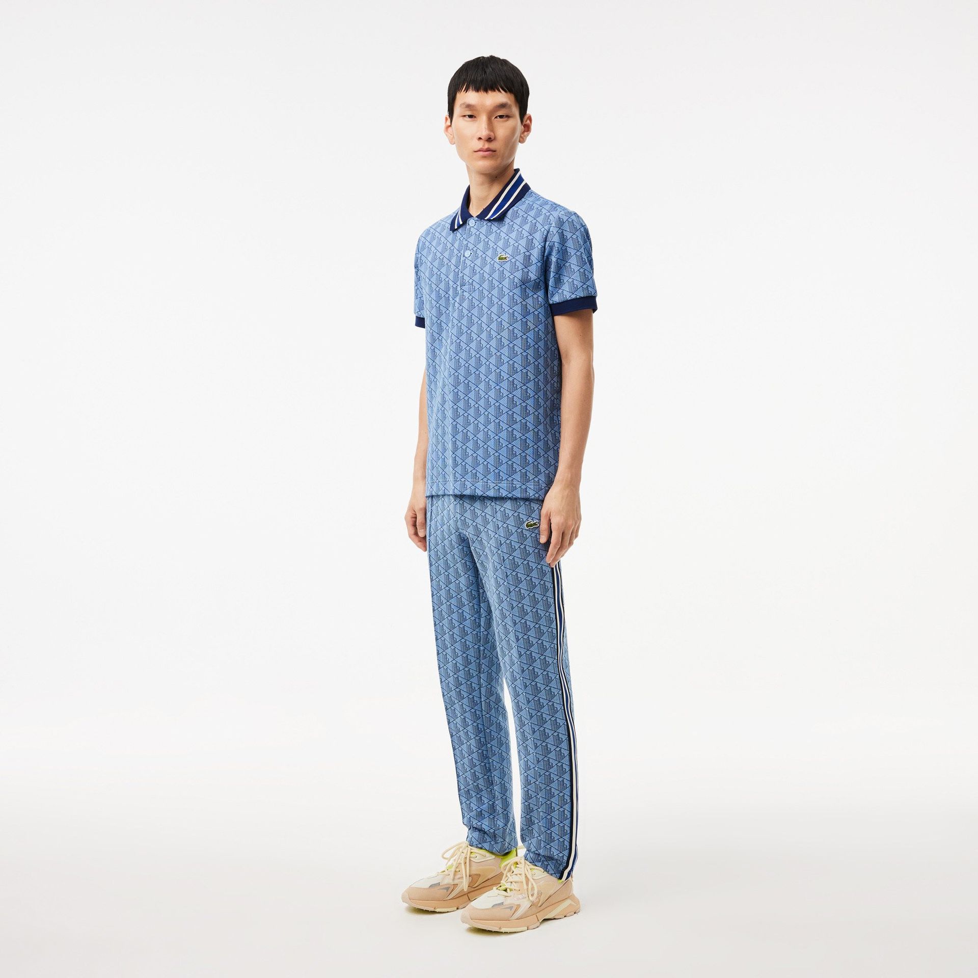 Spodnie dresowe Paris z żakardowym monogramem