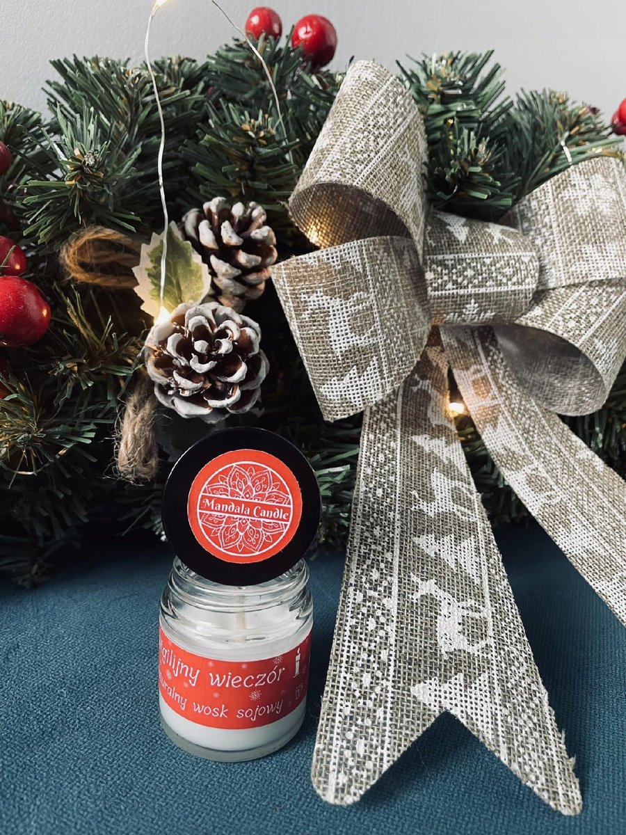 Mandala Świeca Sojowa WIGILIJNY WIECZÓR 30 ml