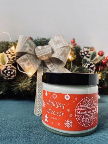 Mandala Świeca Sojowa WIGILIJNY WIECZÓR 250 ml
