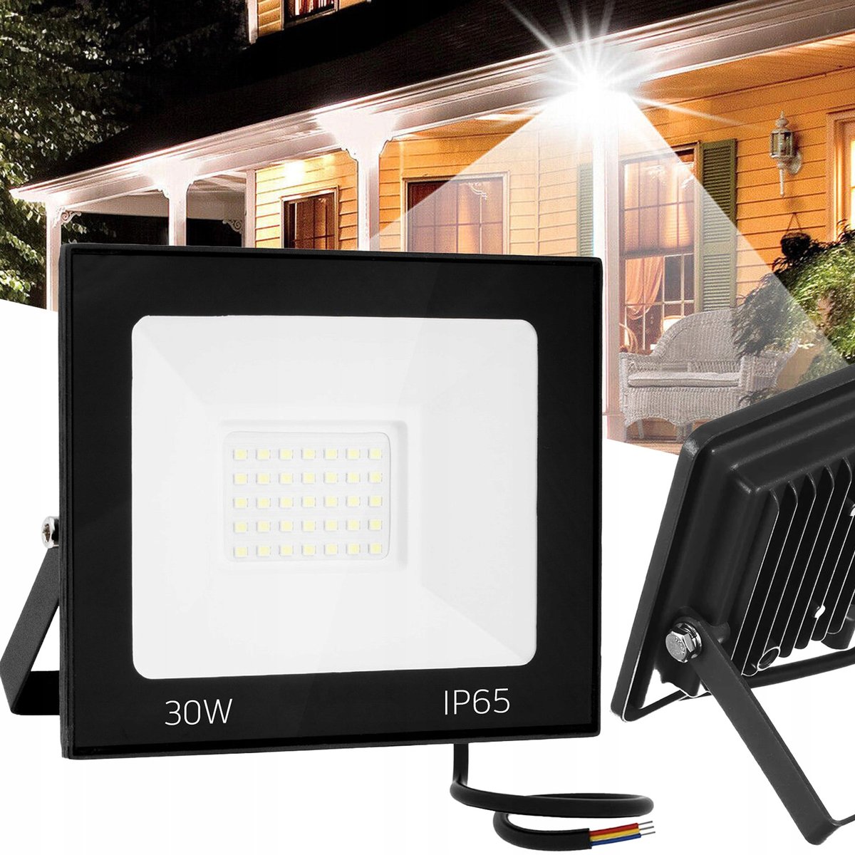 Halogen Led 30W Budowlany Naświetlacz Mocny RSL002-30N