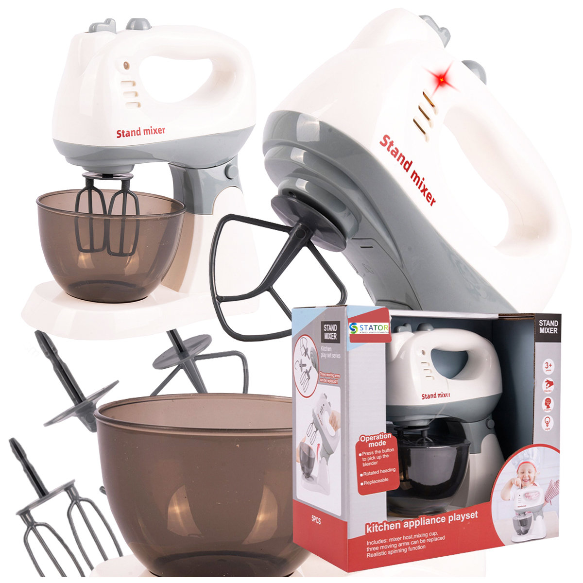 Interaktywny Zabawkowy Mikser Kuchenny Dla Dzieci Z Dźwiękiem Z958