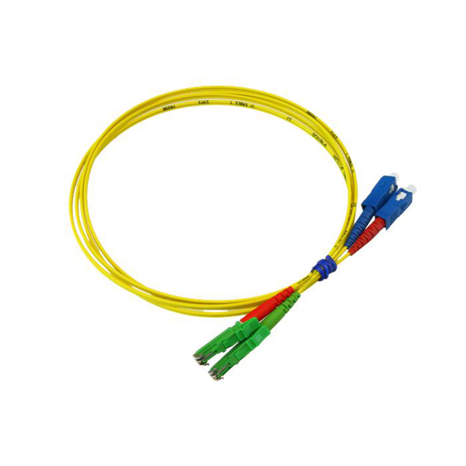 Patchcord Opto LSH/APC-SC/UPC, SM, duplex, 2m