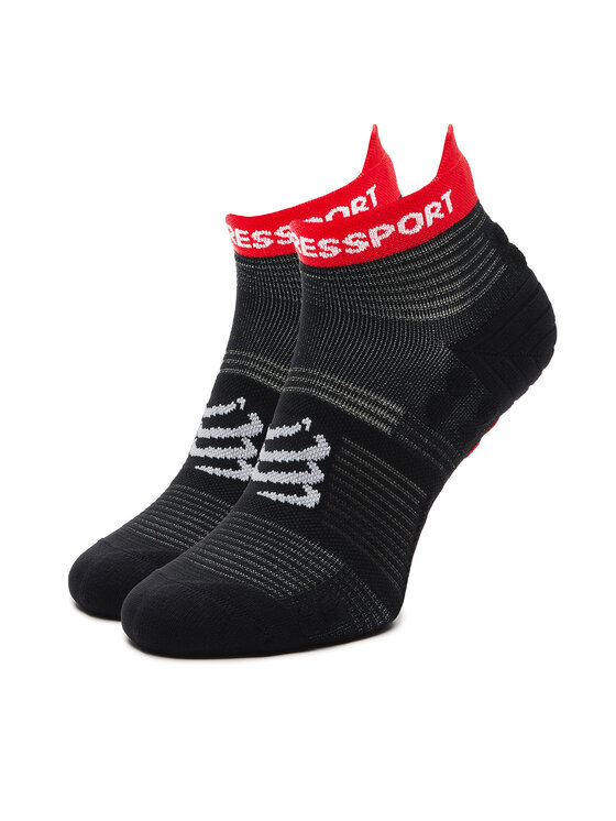 Compressport Skarpety Niskie Unisex Pro Racing Socks V4.0 Run Low XU00047B Czarny