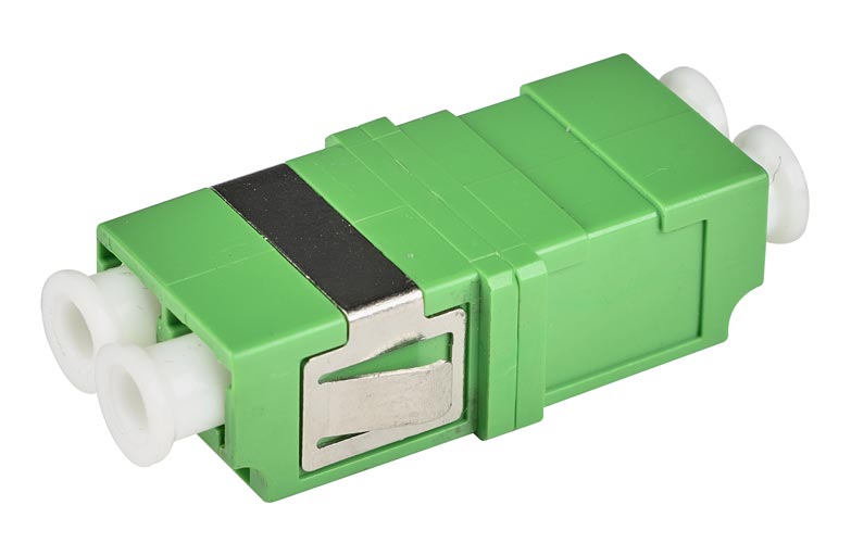 Adapter LC/APC, SM, DUPLEX (SC MOUNT), bez uszu