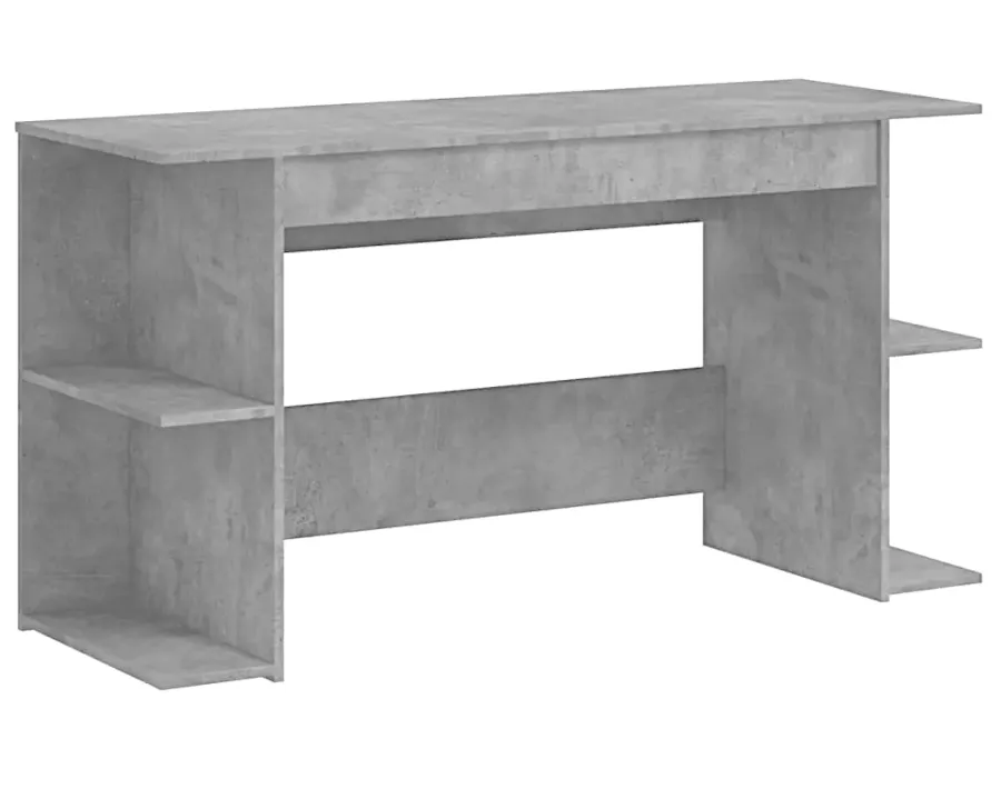 Elior Szare długie biurko w kolorze betonu K4-R03