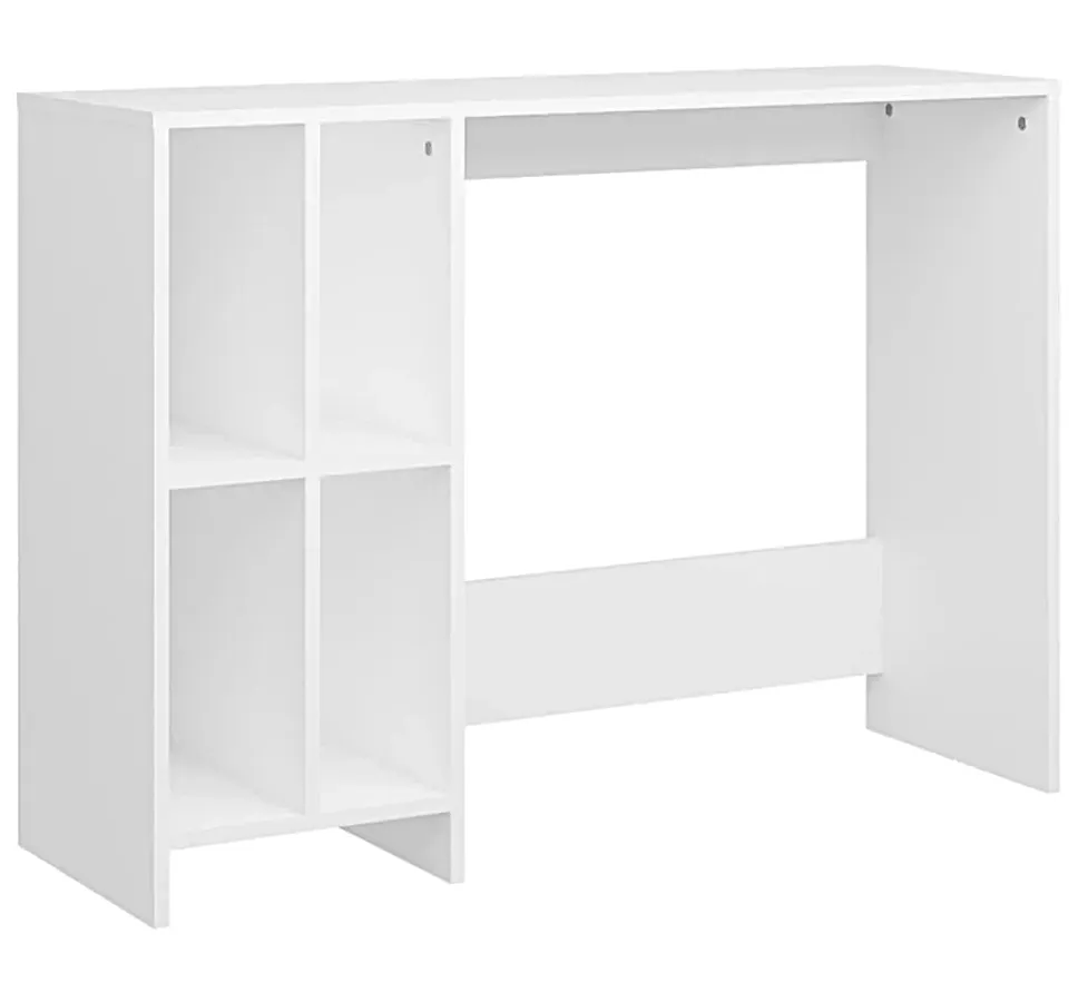 Elior Biurko z półkami na książki w kolorze białym K2-N57