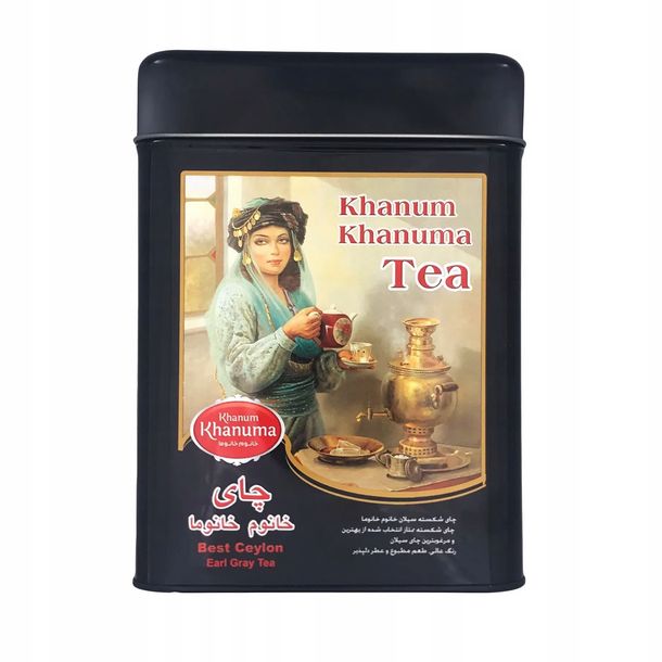 Herbata czarna earl Grey Premium Khanum Khanuma 500g