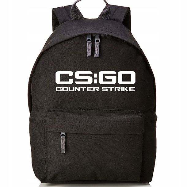 Plecak Szkolny Czarny Do Szkoły CS:GO COUNTER STRIKE Zabawne Młodzieżowe Wz