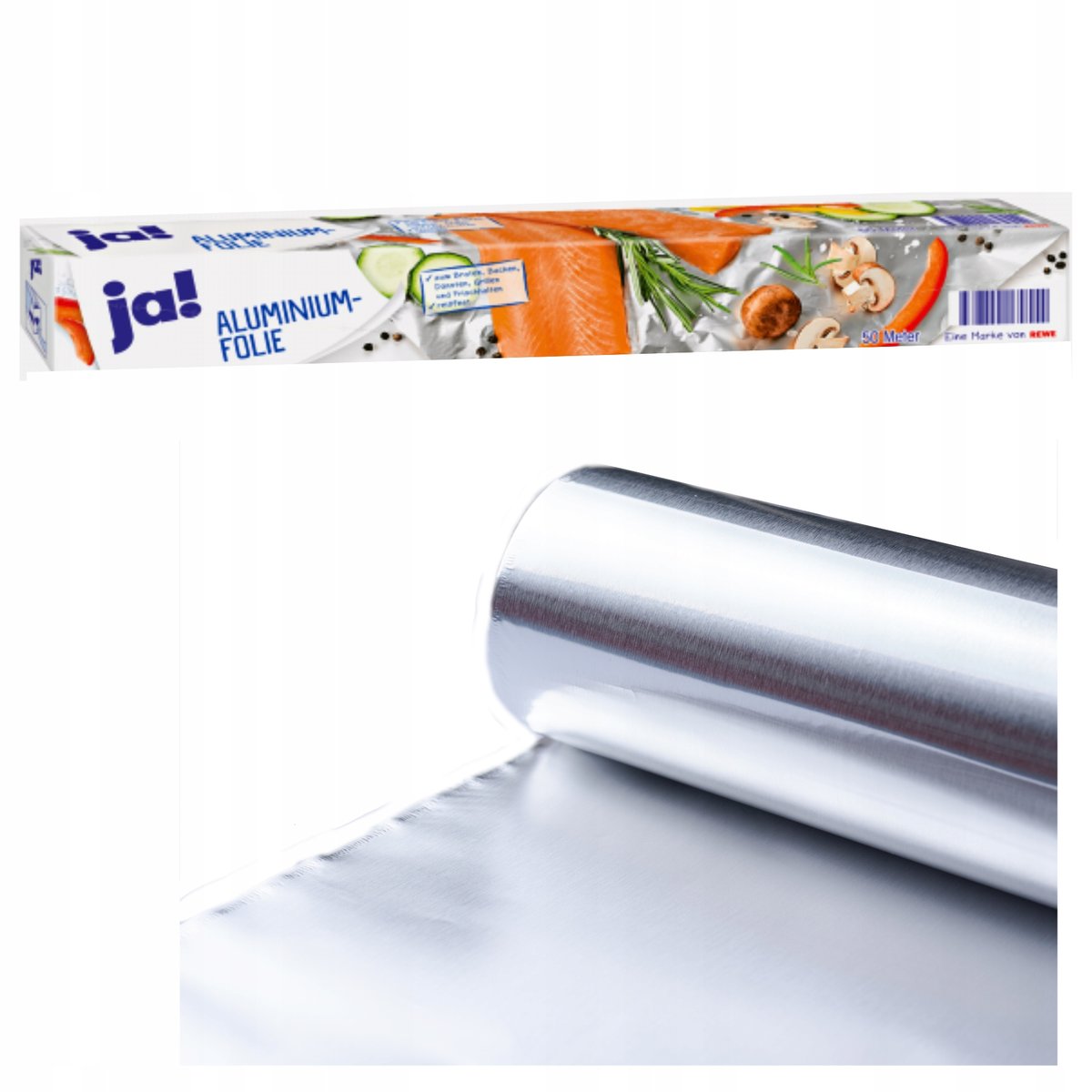Ja! Folia aluminiowa SPOŻYWCZA GRUBA GASTRO 50M
