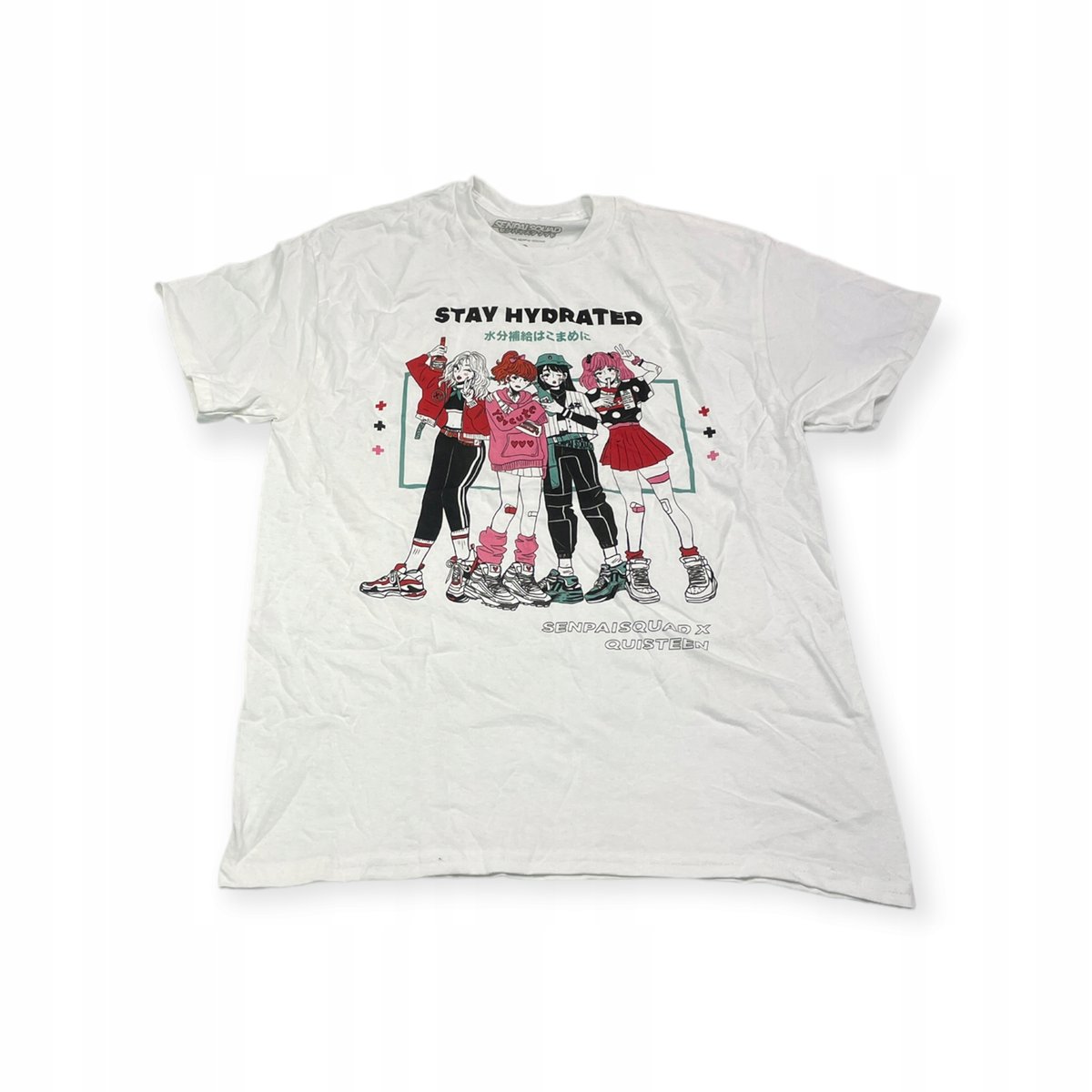 Koszulka T-shirt męski okrągły dekolt SPENCER'S SENPAI SQUAD M