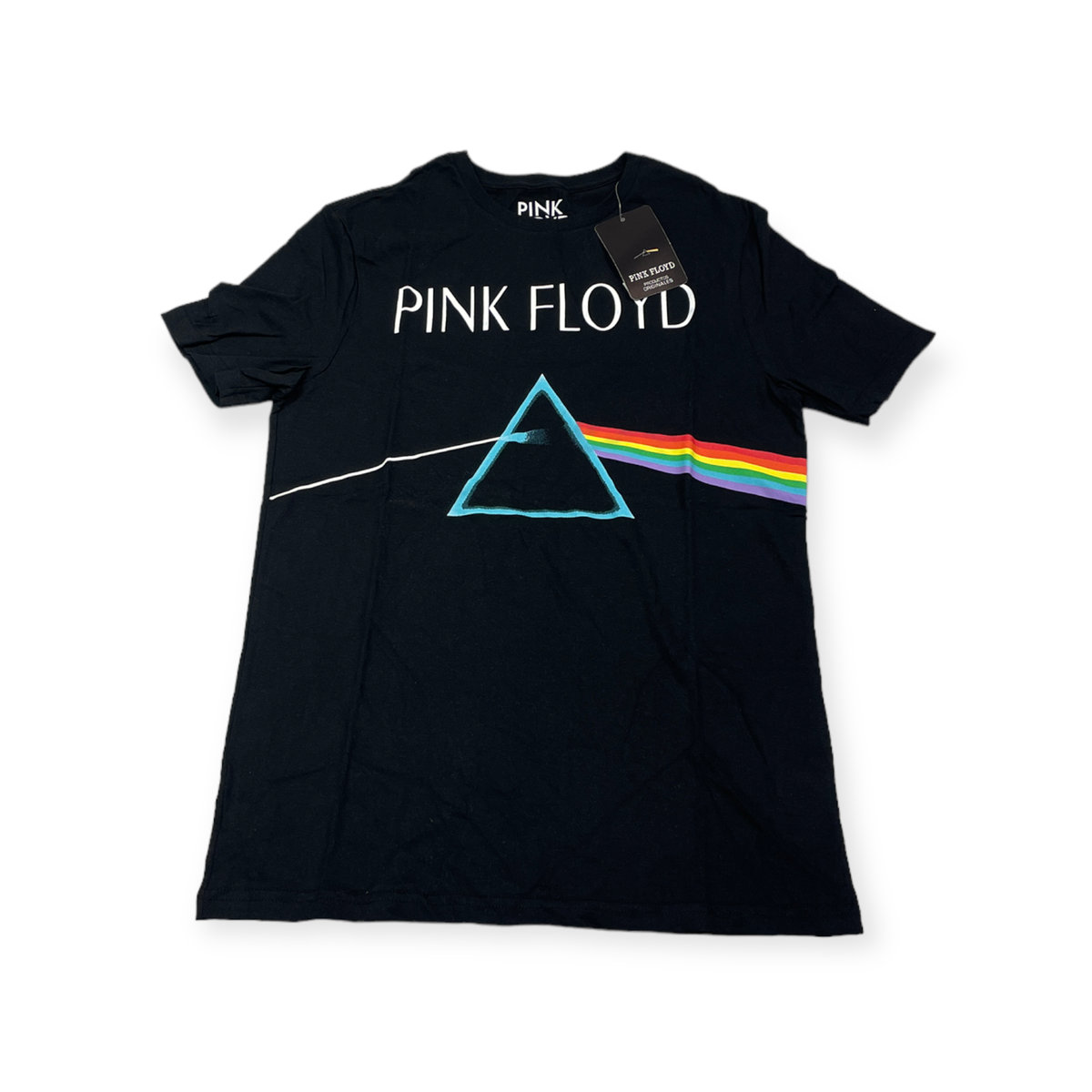 Koszulka T-shirt męski okrągły dekolt Pink Floyd XS