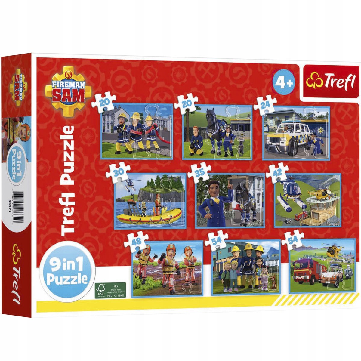Puzzle Trefl 9w1 327 szt. 9in1 93373