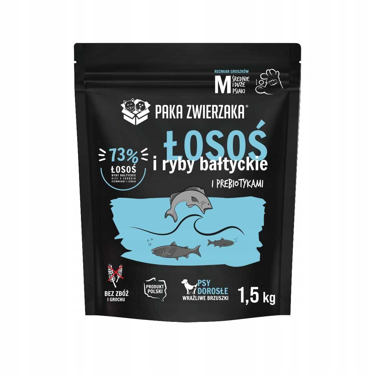 SEVENTH HEAVEN - KARMA SUCHA Łosoś z rybami bałtyckimi ''M'' 1,5kg