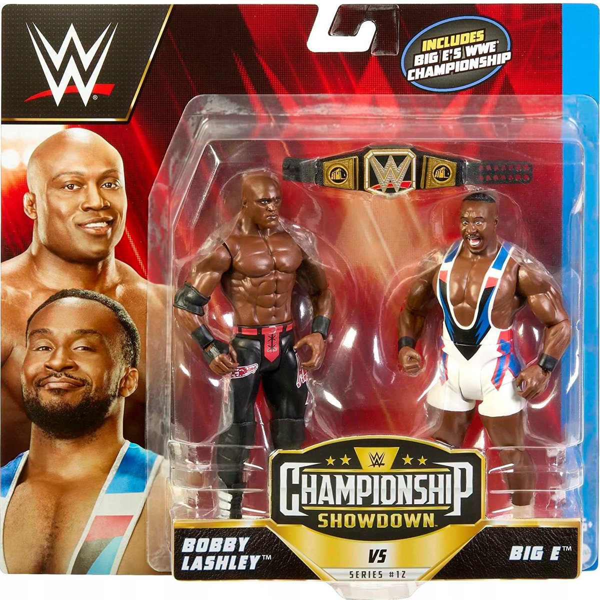 WWE CHAMPIONSHIP SHOWDOWN 2-PAK RUCHOME FIGURKI BOBBY LASHLEY VS BIG E