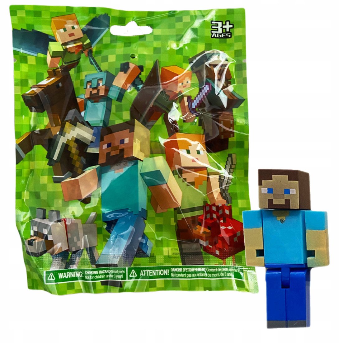 MINECRAFT SASZETKA NIESPODZIANKA FIGURKA + KARTA