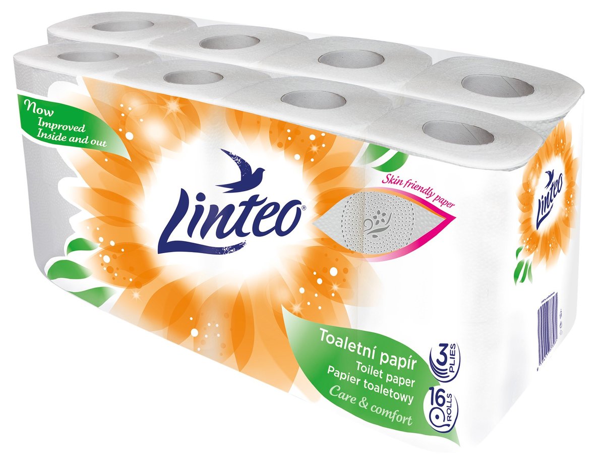 Papier toaletowy LINTEO 3W 16szt. (240m) BIAŁY