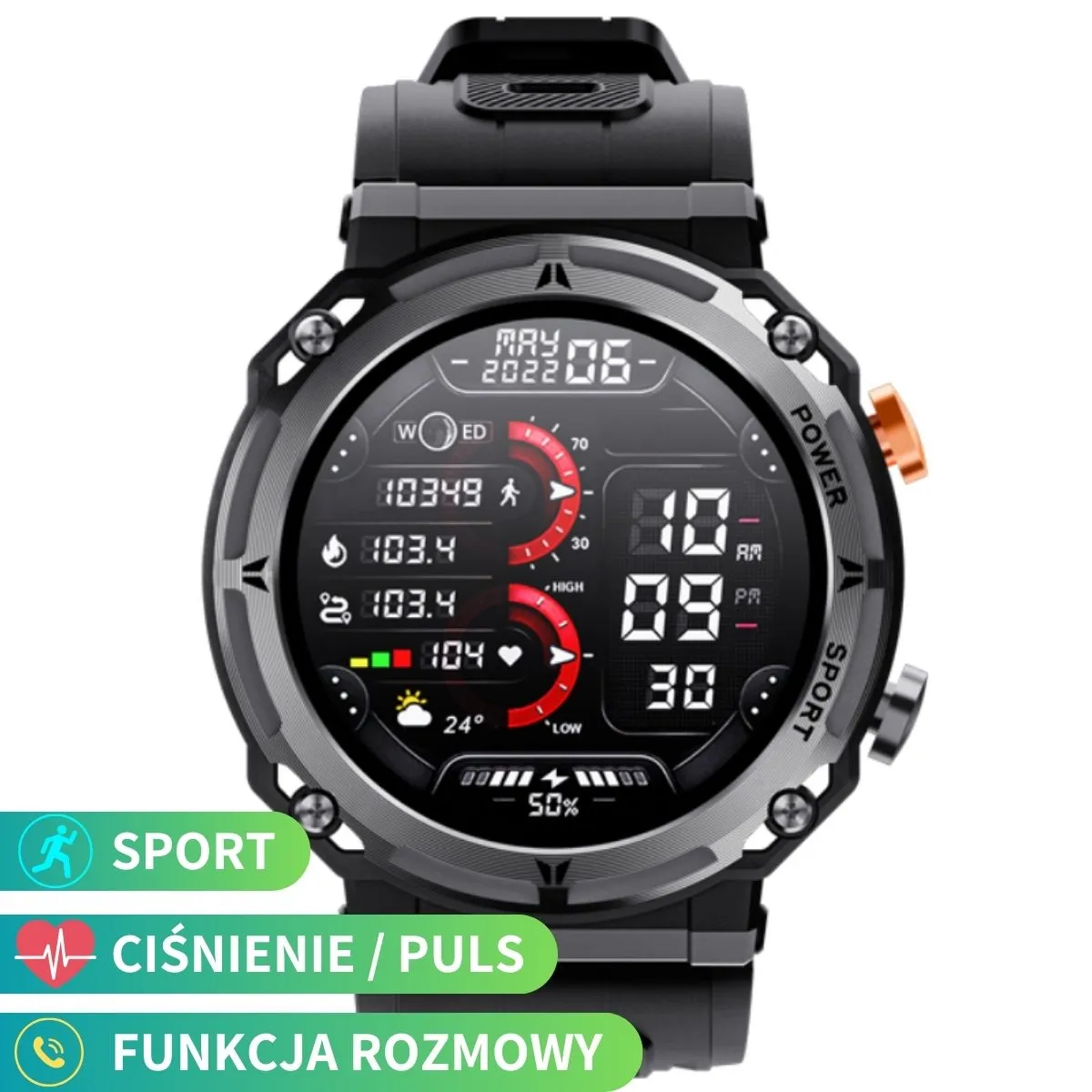 Rubicon RNCF25 Czarny
