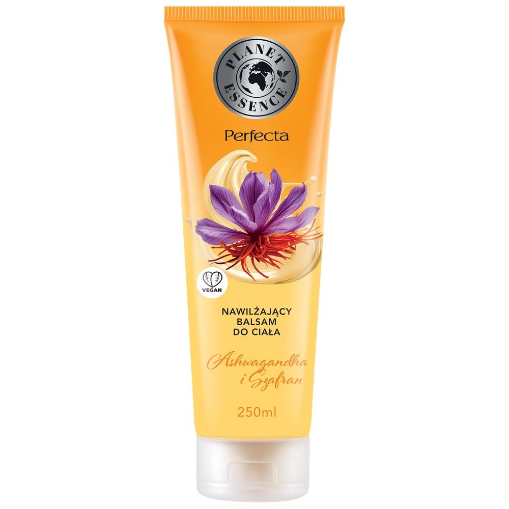PERFECTA Planet Essence nawilżający balsam do ciała Ashwaganda i Szafran 250ml