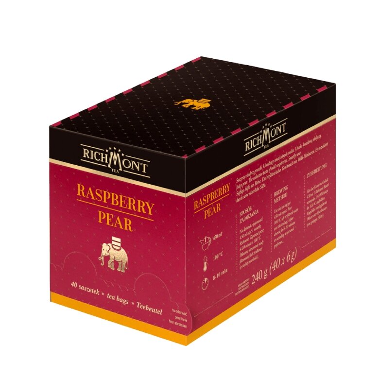 Owocowa herbata Richmont Raspberry Pear - 40x6g