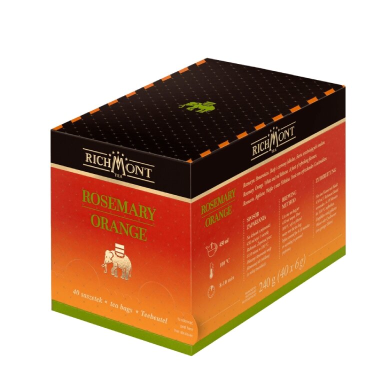 Ziołowa herbata Richmont Rosemary Orange - 40x6g