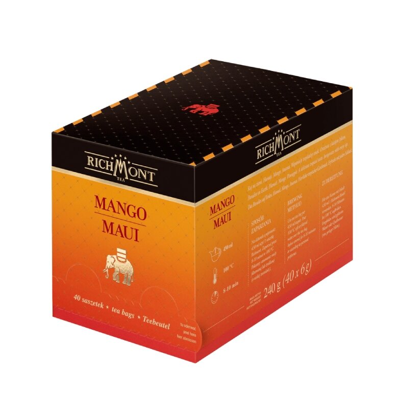 Owocowa herbata Richmont Mango Maui - 40x6g