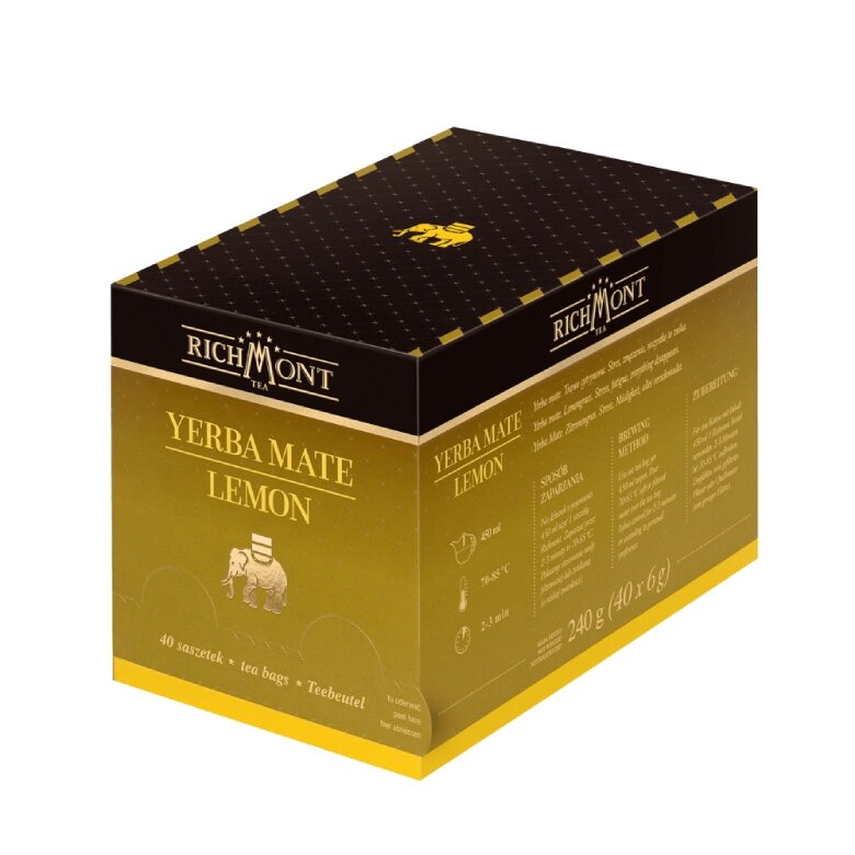 Ziołowa herbata Richmont Yerba Mate Lemon - 40x6g