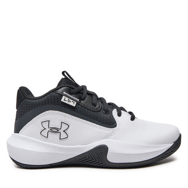 Buty do koszykówki Under Armour Grade School UA Lockdown 7 3028513 Biały