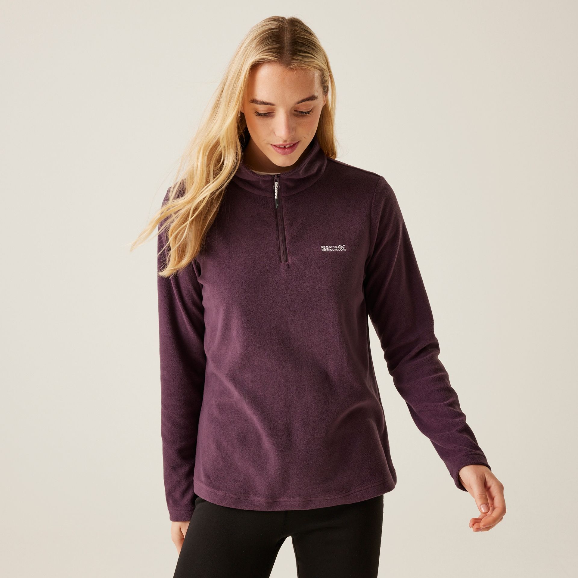 Regatta Damski Polar z Suwakiem Sweethart Deep Plum
