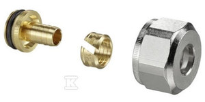 Ofix K, złączka zaciskowa do rur z tworzywa sztucznego, 14x2 mm, (kpl.=2 szt.)