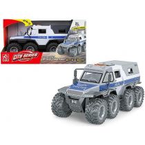 Pojazd policyjny z napędem na koło światło, dźwięk Adar