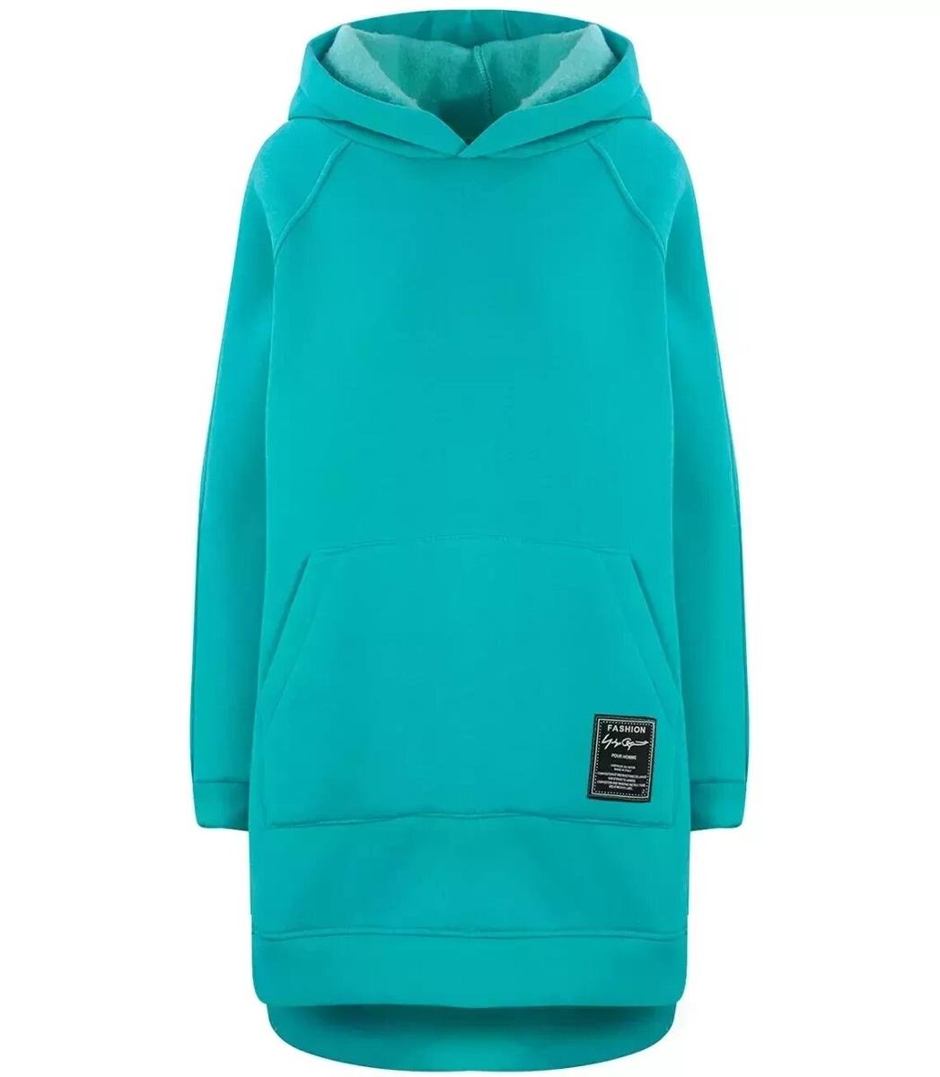 Ciepła oversizowa bluza BASIC hoodie