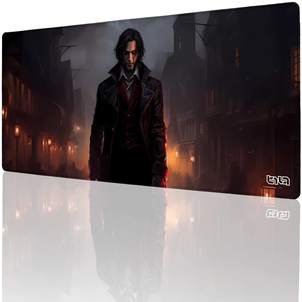 PODKŁADKA POD MYSZ MYSZKĘ Nocny Spacer Hrabiego 90x40 TILT Gamingowa Duża