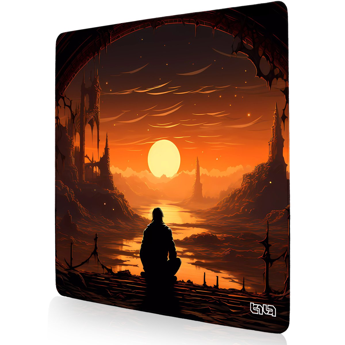 PODKŁADKA GAMINGOWA Koniec Misji 50x50 TILT Antypoślizgowa XL Dla gracza