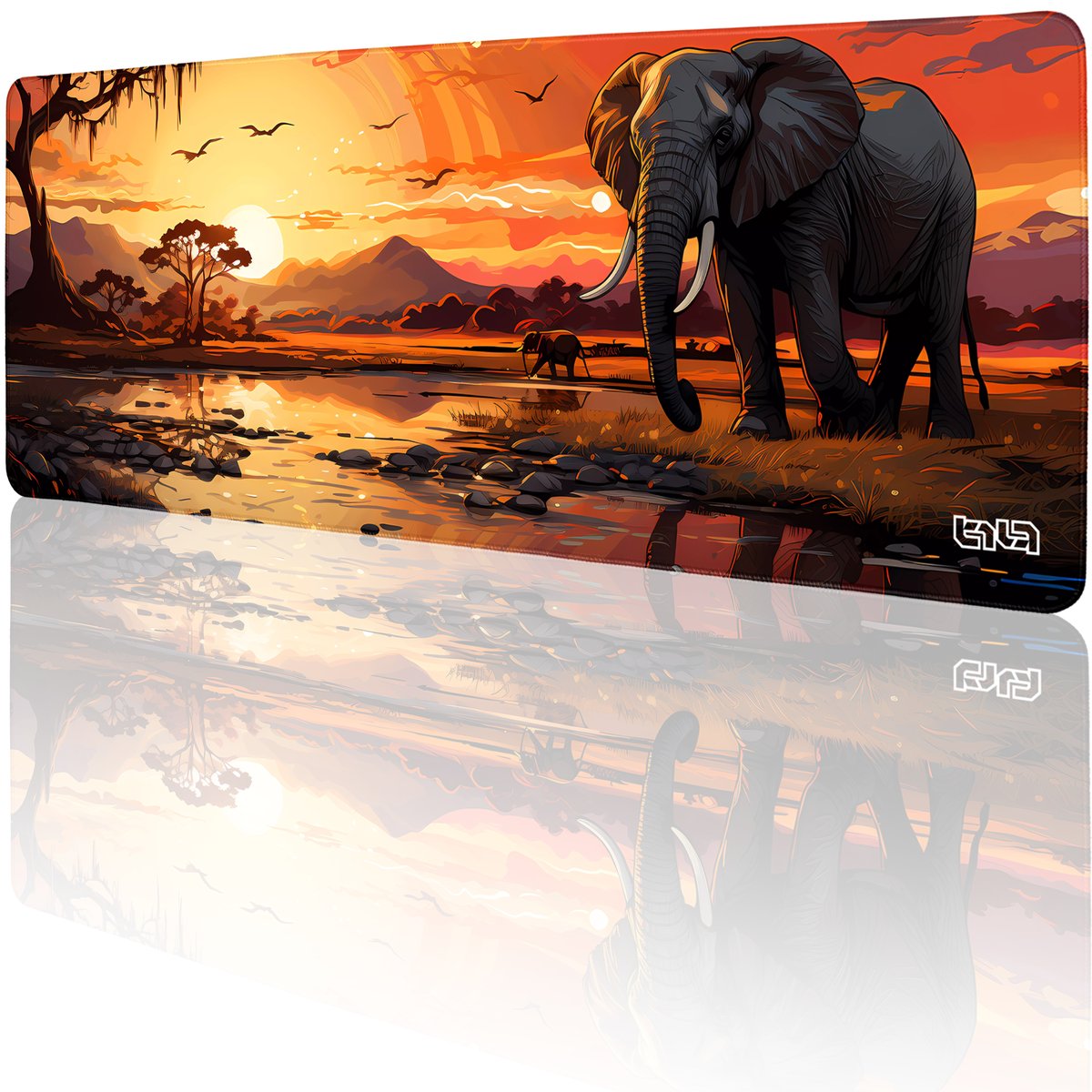 DUŻA PODKŁADKA POD MYSZKĘ Safari 80x30 TILT Wytrzymała Wodoodporna