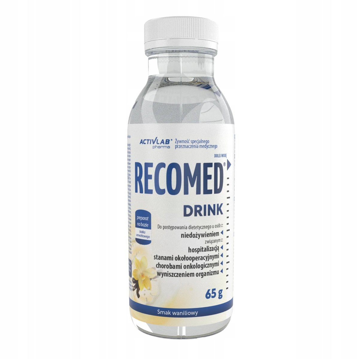 Activlab Pharma, Recomed drink butelka, wanilia żywienie medyczne, 65g
