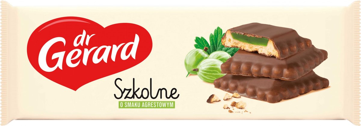 Ciastka Szkolne z Nadzieniem Agrestowym 208g Dr Gerard