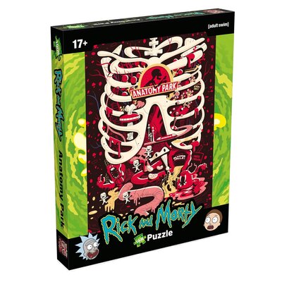 Winning Moves Puzzle Rick and Morty Anatomy Park 1000 elementów GXP-790782