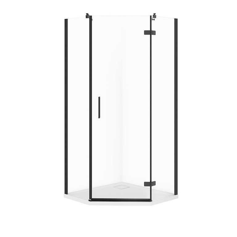 Kabina Prysznicowa Cersanit Jota 80X80X195 kwadratowa prawa transparentny brodzik Tako Slim 4 cm Biały  S601-161