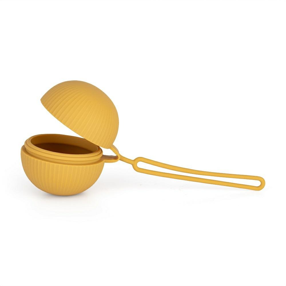 Etui na smoczek silikonowe żółte 0m+ PETITE&MARS