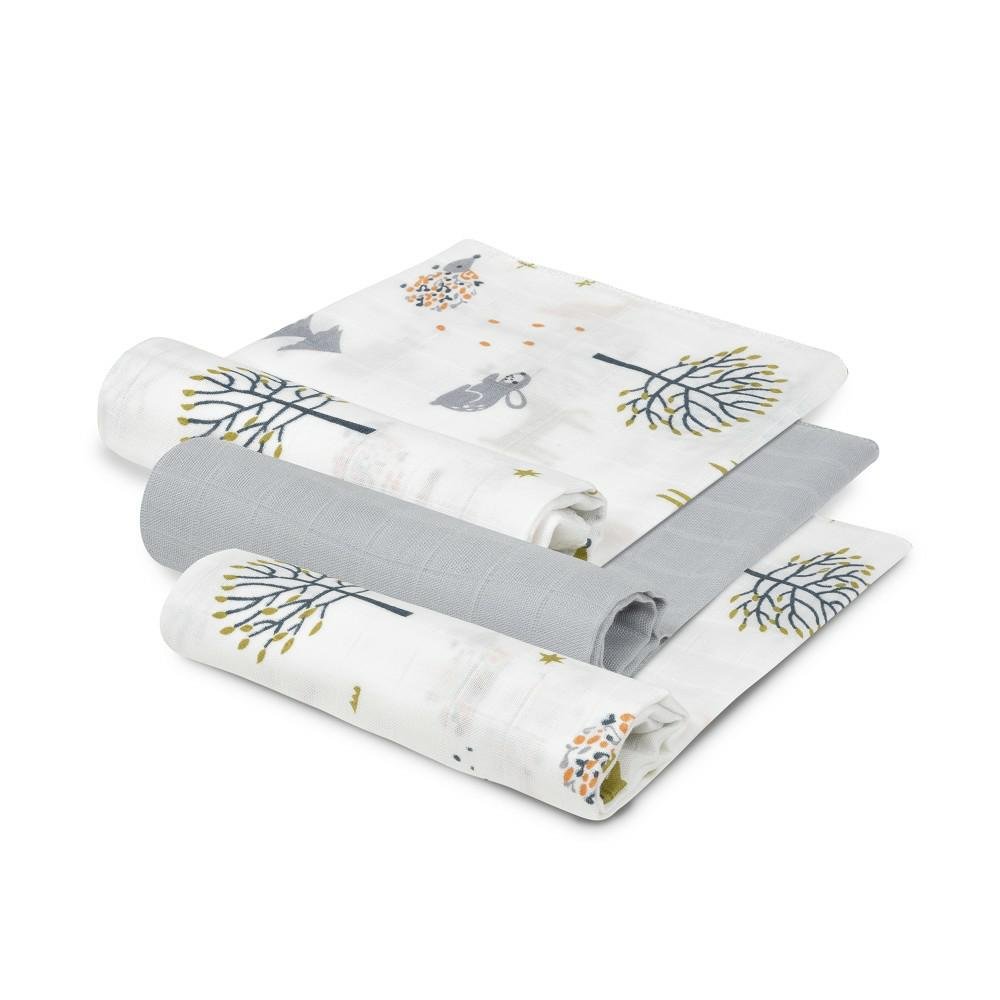 Komplet pieluch Bamboo 3 szt 55x70 szary