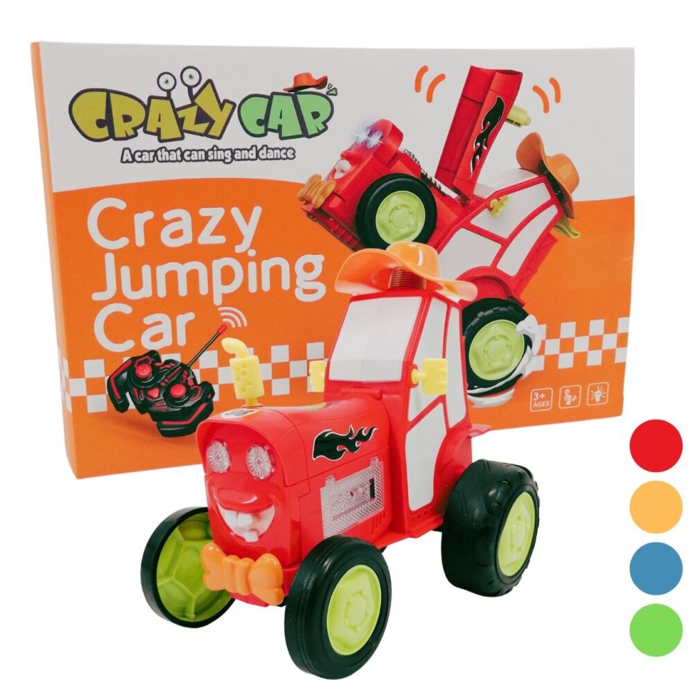 Wesoły Tańczący Traktor na zdalne sterowanie CZERWONY